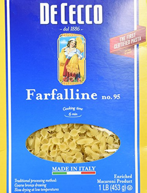De Cecco Semolina Pasta Farfalline No_95 1 LB De Cecco Semolina Pasta Farfalline No_95 1 LB
