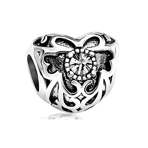 KunBead Aunt Niece Auntie Daddys Little Girl Father Daughter Best Gifts Jewelry Bead Charms for Bracelets