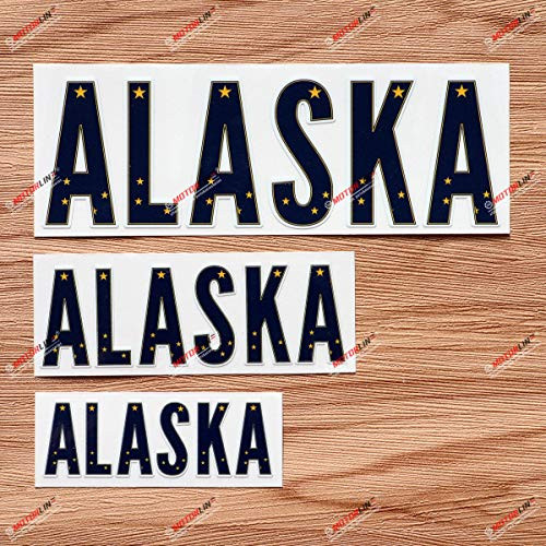 Alaska State Word Moose Woodland Decal Vinyl Sticker - 3 Pack Glossy 3 Inches 4 Inches 6 Inches - for Car Boat Laptop Cup Phone Alaska State Word Moose Woodland Decal Vinyl Sticker - 3 Pack Glossy 3 Inches 4 Inches 6 Inches - for Car Boat Laptop Cup Phone