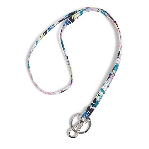 Vera Bradley Womens Signature Cotton Keyring Lanyard Garden Grove One Size Vera Bradley Womens Signature Cotton Keyring Lanyard Garden Grove One Size