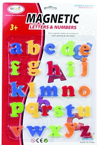 First Classroom Magnetic Lowercase Fancy Letters in a Blister Card 1_5