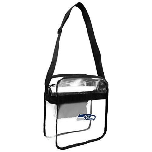 NFL Seattle Seahawks Clear Carryall Crossbody Purse