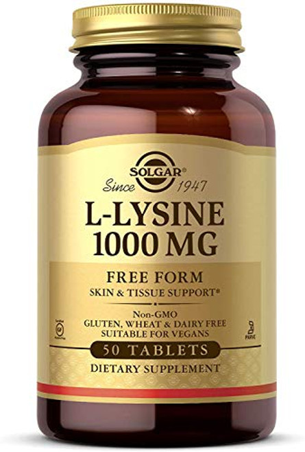 Solgar - L-Lysine 1000 mg 50 Tablets