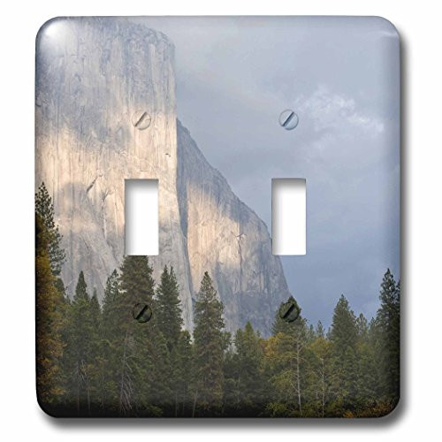 3dRose lsp-88284-2 Storm Clouds El Capitan Yosemite Np California Us05 Bth0010 Brenda Tharp Double Toggle Switch