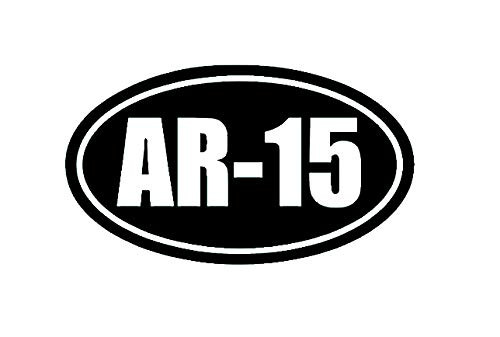 AR 15 Oval MKR Decal Vinyl Sticker Cars Trucks Vans Walls LaptopBlack5_5 x 3_2 inMKR1350 AR 15 Oval MKR Decal Vinyl Sticker Cars Trucks Vans Walls LaptopBlack5_5 x 3_2 inMKR1350