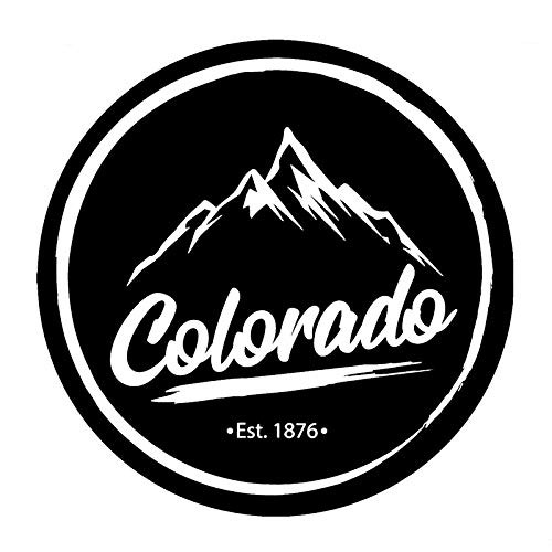 Colorado Established 1876 MKR Decal Vinyl Sticker Cars Trucks Vans Walls LaptopBlack5_5 x 5_5 inMKR1462 Colorado Established 1876 MKR Decal Vinyl Sticker Cars Trucks Vans Walls LaptopBlack5_5 x 5_5 inMKR1462