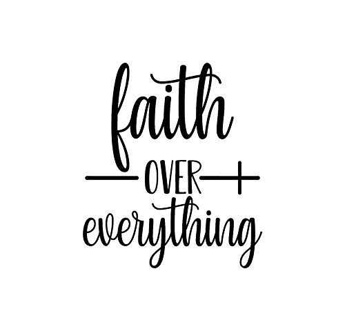 Makarios LLC Faith Over Everything Cross MKR Decal Vinyl Sticker Cars Trucks Vans Walls LaptopBlack5_5 x 4_8 inMKR1581 Makarios LLC Faith Over Everything Cross MKR Decal Vinyl Sticker Cars Trucks Vans Walls LaptopBlack5_5 x 4_8 inMKR1581