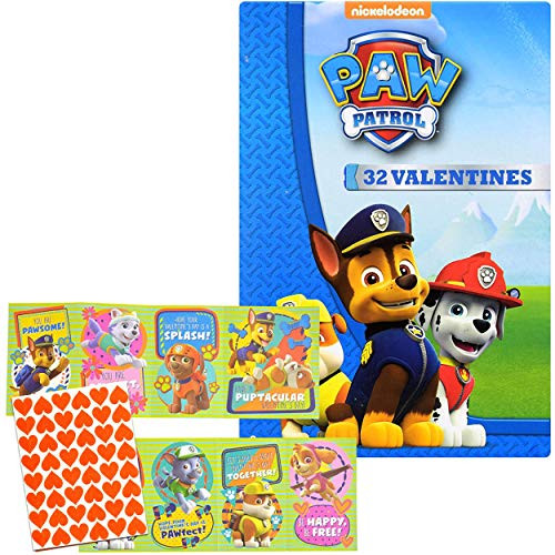 Valentines Day Classroom Exchange Gift Paw Patrol Characters Marshall Chase Rubble Skye Zuma 32 Valentines Teachers Card Included 8 Fun Design Kids DIY DayCare Homeschooling Sunday School Valentines Day Classroom Exchange Gift Paw Patrol Characters Marshall Chase Rubble Skye Zuma 32 Valentines Teachers Card Included 8 Fun Design Kids DIY DayCare Homeschooling Sunday School