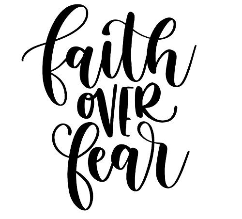 Faith Over Fear MKR Decal Vinyl Sticker Cars Trucks Vans Walls LaptopBlack5_5 x 5_1 inMKR1264 Faith Over Fear MKR Decal Vinyl Sticker Cars Trucks Vans Walls LaptopBlack5_5 x 5_1 inMKR1264