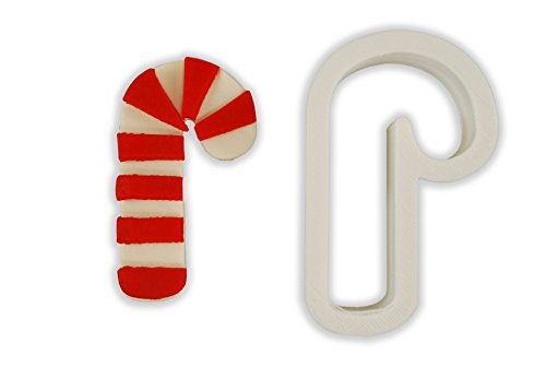 Fat Candy Cane Cookie Cutter - LARGE - 4 Inches