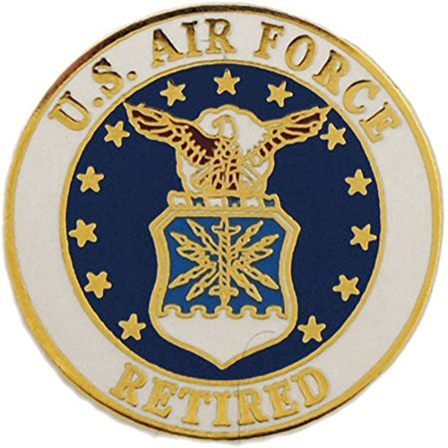 United States Air Force USAF Retired Logo Seal 1 Lapel Pin United States Air Force USAF Retired Logo Seal 1 Lapel Pin