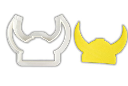 Viking Helmet Cookie Cutter - LARGE - 4 Inches