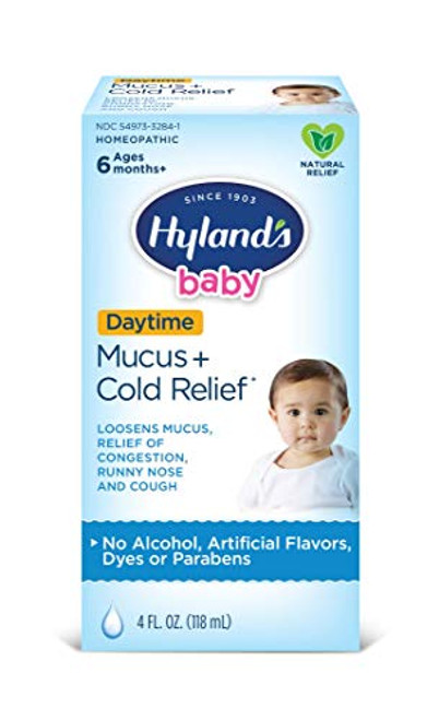 Baby Cold Medicine Infant Cold and Cough Medicine Decongestant Hylands Baby Mucus and Cold Relief 4 Fluid Ounce