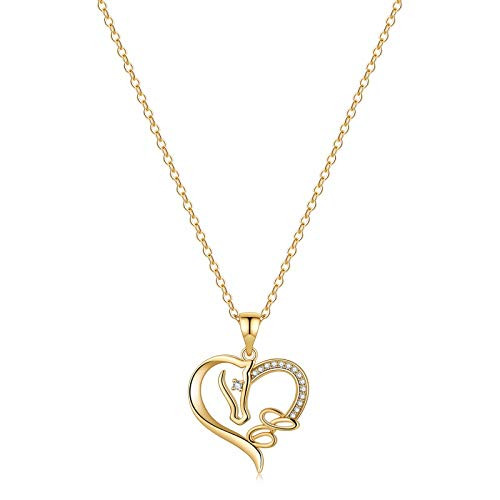 Horse Necklace for Women 14K Gold Plated Letter E Initial Necklace Horse Necklace for Girls Cubic Zirconia Heart Pendant Necklace Horse Jewelry for Women Horse Gifts Little Girl Horse Necklace Horse Necklace for Women 14K Gold Plated Letter E Initial Necklace Horse Necklace for Girls Cubic Zirconia Heart Pendant Necklace Horse Jewelry for Women Horse Gifts Little Girl Horse Necklace