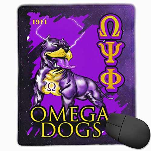 Omega Psi Phi Mouse Pad Anti-Slip Gaming Mat Mice Mousepad for Computers Laptop 9_8 x 11_8 Inch