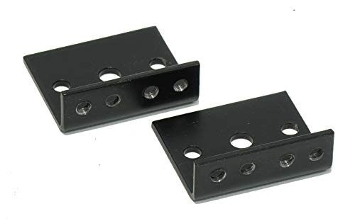 AudioRax Rack Rail Pair  1 Space 1U  12RU Spacing