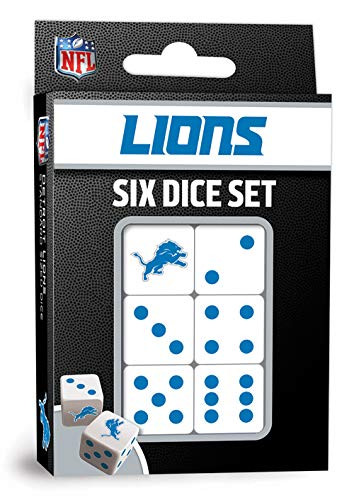 MasterPieces NFL Detroit Lions Dice Set One Size