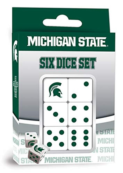 MasterPieces NCAA Michigan State Spartans Dice Set Team Colors one Size