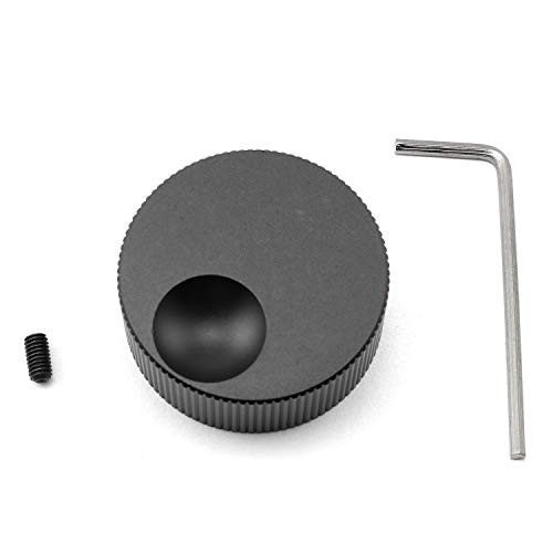 Magic and shell Volume Control Switch Knob 32x13mm Black Aluminum Sound Control Rotary Switch Knob for 6mm Potentiometer Volume Tuning Knob Magic and shell Volume Control Switch Knob 32x13mm Black Aluminum Sound Control Rotary Switch Knob for 6mm Potentiometer Volume Tuning Knob