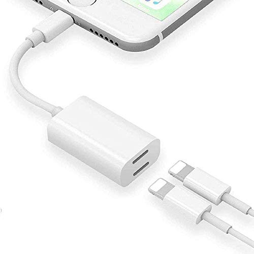 Apple MFi Certified iPhone Adapter and Splitter 2 in 1 Dual Lightning Headphone Jack AUX Audio and Charge Adaptor Dongle Cable Compatible with iPhone 1212 pro11SEXSXRX87 Support CallCharge Apple MFi Certified iPhone Adapter and Splitter 2 in 1 Dual Lightning Headphone Jack AUX Audio and Charge Adaptor Dongle Cable Compatible with iPhone 1212 pro11SEXSXRX87 Support CallCharge