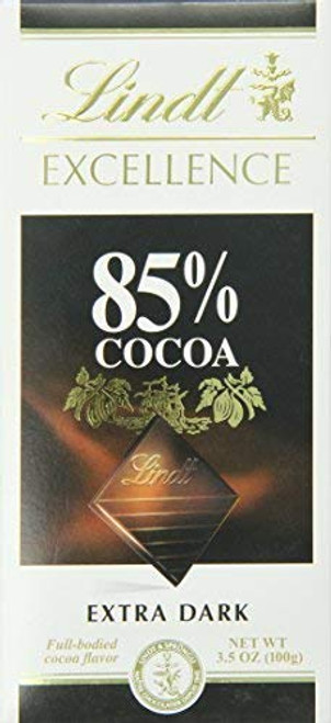Lindt Excellence Extra Dark Chocolate 85 Cocoa 3_5 Ounce Lindt Excellence Extra Dark Chocolate 85 Cocoa 3_5 Ounce