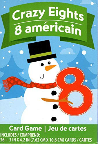 Crazy Eights - Christmas Playing Cards Game