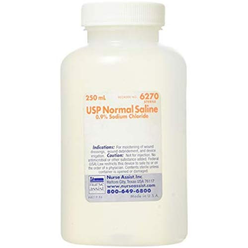 0_9 Sodium Chloride Sterile Saline 250ml