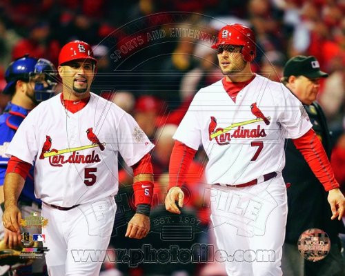 Albert Pujols and Matt Holliday St Louis Cardinals MLB World Series Photo Size 8 x 10 Albert Pujols and Matt Holliday St Louis Cardinals MLB World Series Photo Size 8 x 10