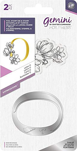 Crafters Companion Gemini Hot Foil Stamp Die - Expressions - Letter O