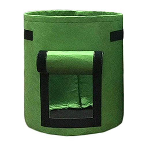 CHDHALTD Potato Grow BagsGallon Planting PouchPlant Growing BagsPremium Breathable Cloth Bags for PotatoPlant Container with Handles and Velcro Window