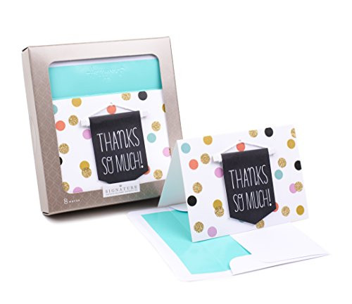 Hallmark Signature Thank You Notes (Thanks Banner, 8 Cards and Envelopes) Hallmark Signature Thank You Notes (Thanks Banner, 8 Cards and Envelopes)
