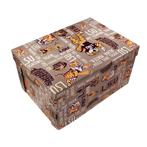 Sports Collector's Guild NCAA Louisiana State Tigers Tigers Collapsible Boxxer Storage Boxes 4-Pack