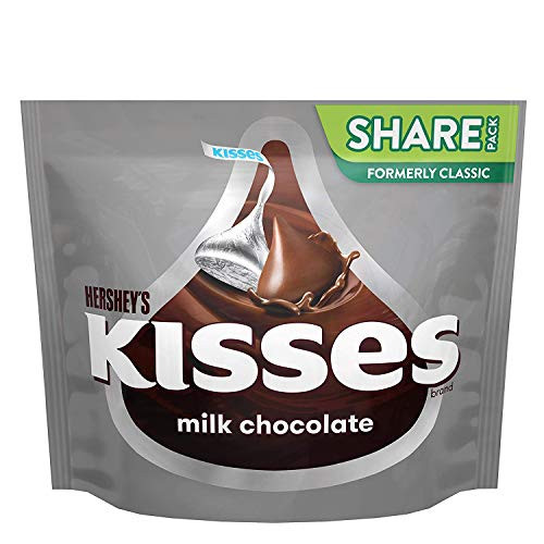 Hersheys Kisses Candy Share Pack Milk Chocolate 10_8 OZ Hersheys Kisses Candy Share Pack Milk Chocolate 10_8 OZ