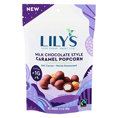 LILYS CHOCOLATE Milk Chocolate Caramel Popcorn 3_5 OZ