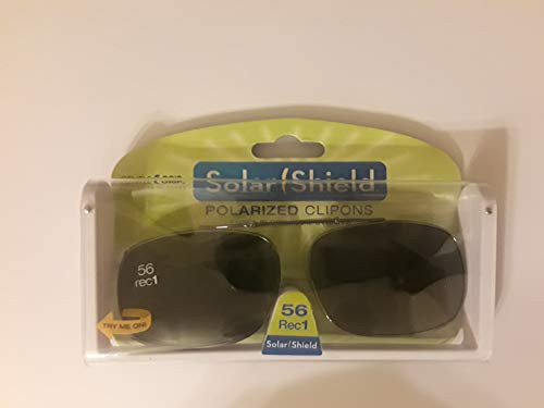 Solar shield Polarized 56 Rec 1 Clip-on Full Frame Gray