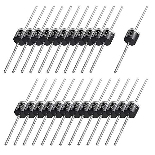 WayinTop 25pcs 15SQ045 Schottky Diodes 15A 45V Diode Axial Schottky Blocking Diodes for Solar Cells Panel Anti-backflow Diode