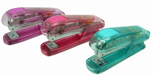 Inkology Glo-Lite 5 Inch Desk Stapler Color May Vary 1 Stapler per Pack 262-8