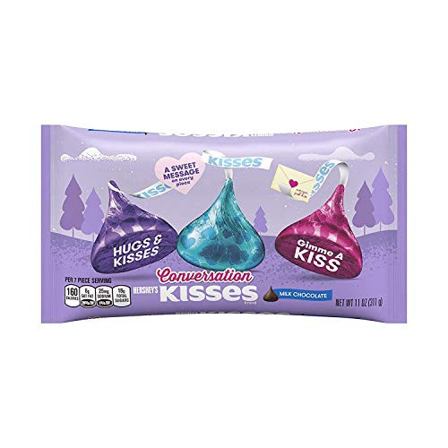 HERSHEYS KISSES Milk Chocolate Candy Valentines Day 11 Oz_ Bag