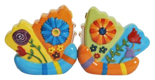 Westland Giftware Butterflies Salt and Pepper Shakers