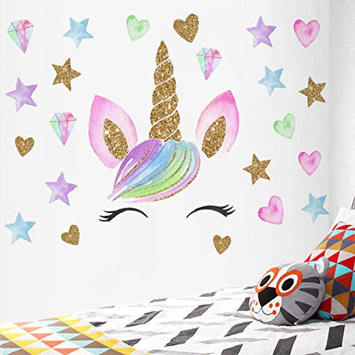 Unicorn Wall Decal Unicorn Wall Decor Stickers Decals for Kids Rooms Gifts for Girls Bedroom Nursery Home Unicorn Wall Decal Unicorn Wall Decor Stickers Decals for Kids Rooms Gifts for Girls Bedroom Nursery Home