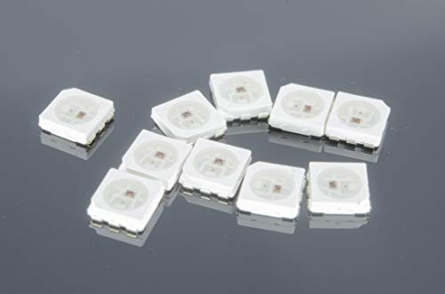 ACROBOTIC 10-Pack WS2813 RGB LEDs White 5050 SMD Package Arduino Raspberry Pi ESP8266