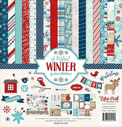 Echo Park Paper Company a Perfect Winter Collection Kit