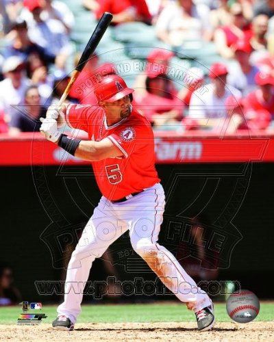 MLB Albert Pujols Los Angeles Angels 2013 Action Photo 8x103