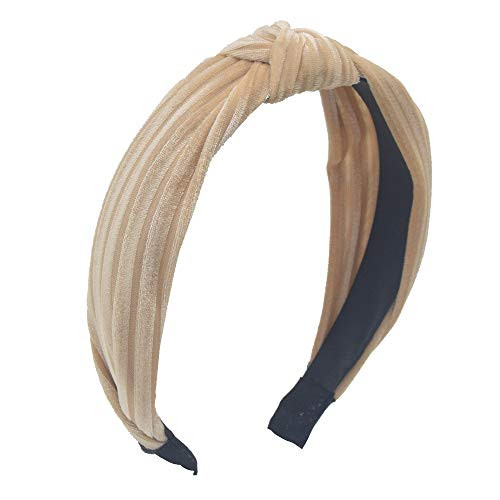 1Pcs Velvet Headbands for Women - Stripe Bandana Knot Headbands for Women Turban Headbands for Women Wide Headbands for Women Hairband Hair Hoops Hair AccessoriesBeige 1Pcs Velvet Headbands for Women - Stripe Bandana Knot Headbands for Women Turban Headbands for Women Wide Headbands for Women Hairband Hair Hoops Hair AccessoriesBeige