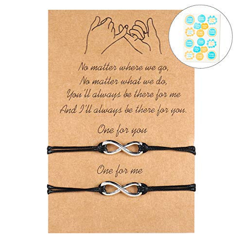 PANTIDE 2Pcs Pinky Promise Bracelets 