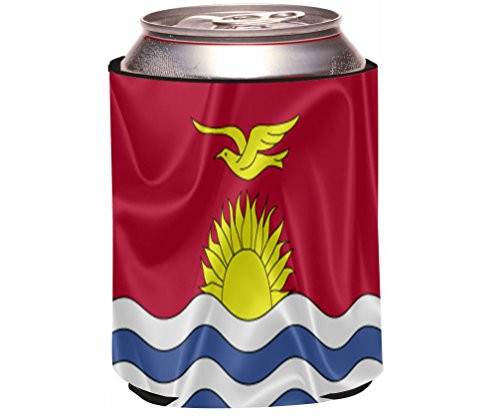 Rikki Knight Beer Can Soda Drinks Cooler, Kiribati Flag Design