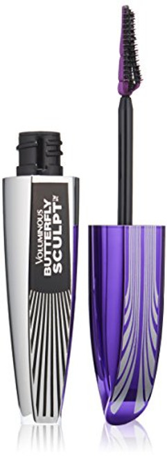 LOréal Paris Voluminous Butterfly Sculpt Washable Mascara Blackest Black 0_27 oz_ LOréal Paris Voluminous Butterfly Sculpt Washable Mascara Blackest Black 0_27 oz_