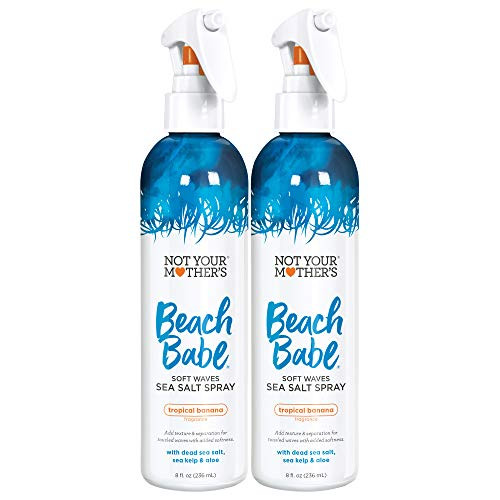Not Your Mothers Beach Babe Soft Waves Sea Salt Spray 8 Ounce 2 count for soft beachy waves