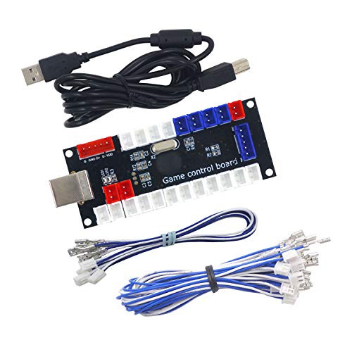 SJaJX Arcade Game USB Encoder Zero Delay Arcade Button Joystick Controller for Retropie Raspberry MAME HAPP SANWA