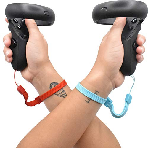 DeadEyeVR Upgraded Wrist Straps for The Oculus QuestRift S RedBlue Oculus QuestRift S
